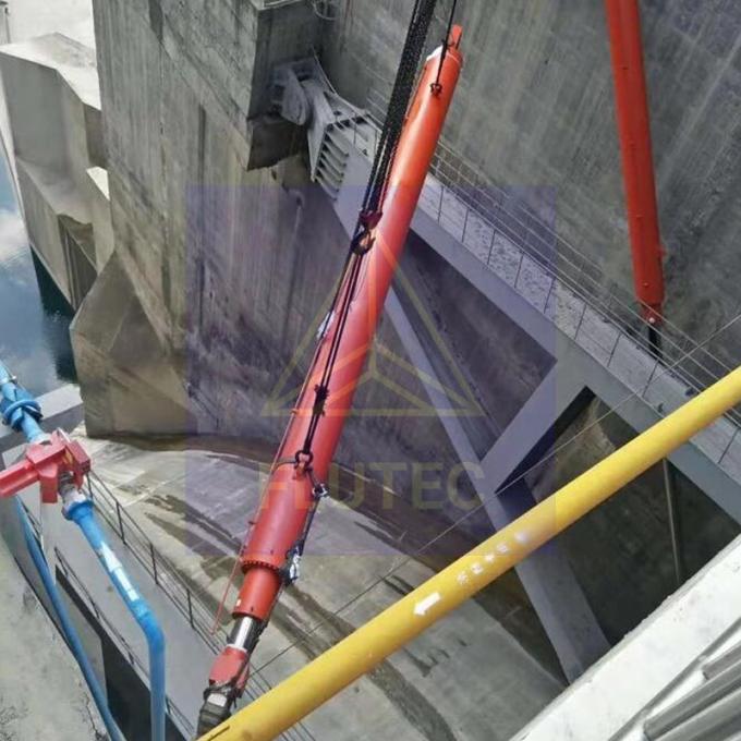 Υδροηλεκτρική μονάδα Πύλη φράγματος υδραυλικός κύλινδρος υλικό από ατσάλι άνθρακα 4