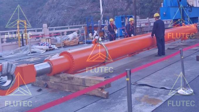 Υδραυλικός κύλινδρος τύπου πριονιστήριου τύπου για πύλη φράγματος / πύλη διαρροής 1